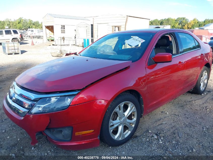 2012 Ford Fusion Se VIN: 3FAHP0HAXCR228514 Lot: 40238778