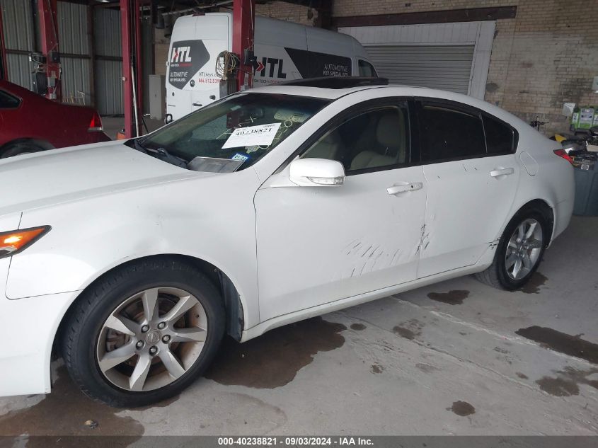 2012 Acura Tl 3.5 VIN: 19UUA8F59CA023308 Lot: 40238821