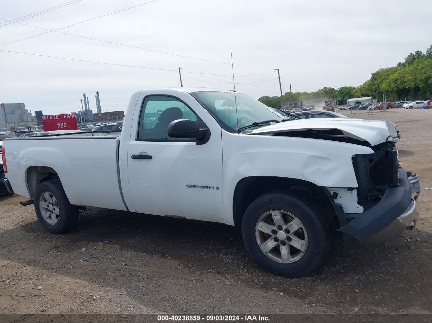 2009 GMC Sierra 1500 Work Truck VIN: 1GTEC14X99Z225164 Lot: 40238859