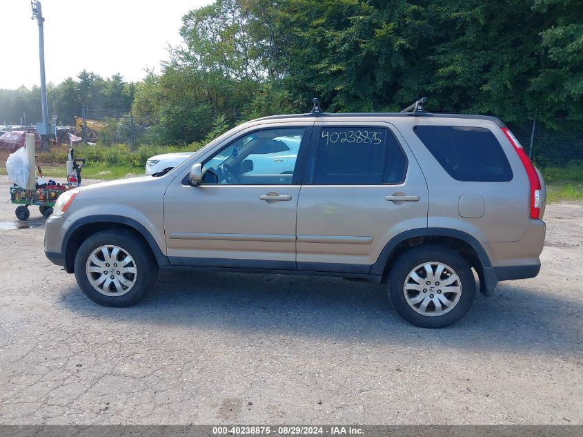 2005 Honda Cr-V Se VIN: SHSRD78935U333219 Lot: 40238875