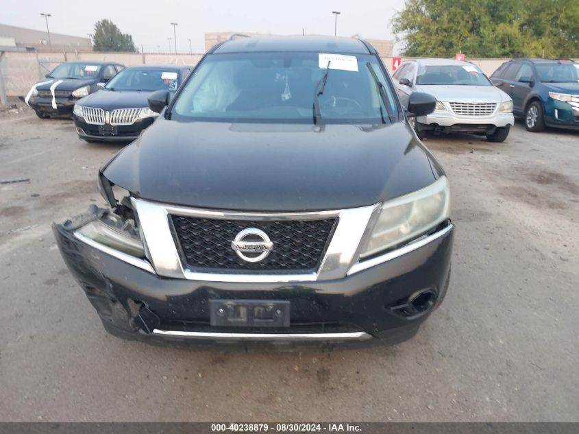 2013 Nissan Pathfinder Sv VIN: 5N1AR2MM7DC632898 Lot: 40238879