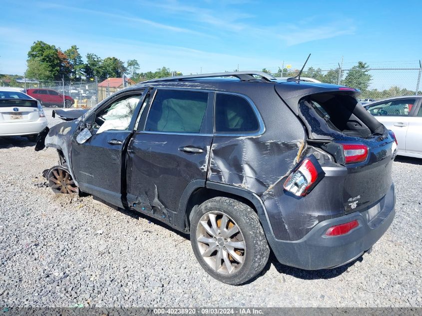 2015 Jeep Cherokee Limited VIN: 1C4PJMDBXFW557079 Lot: 40238920