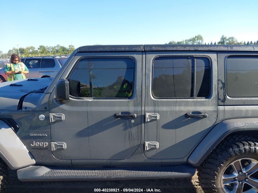 2019 Jeep Wrangler Unlimited Sahara VIN: 1C4HJXEN1KW517160 Lot: 40238921