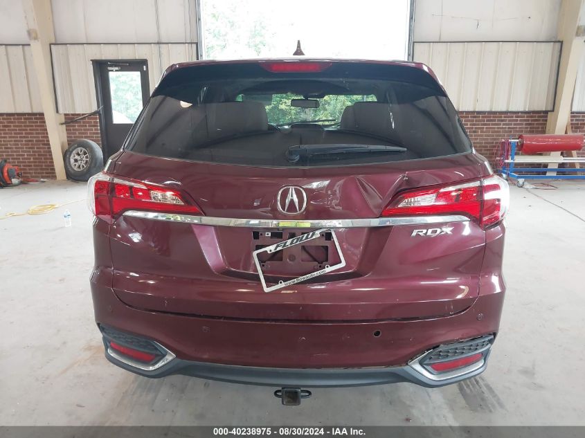 2016 Acura Rdx Advance Package VIN: 5J8TB3H74GL008462 Lot: 40238975