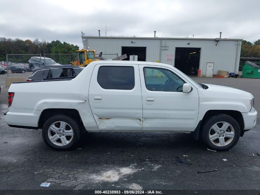 2012 Honda Ridgeline Rtl VIN: 5FPYK1F51CB002133 Lot: 40238983