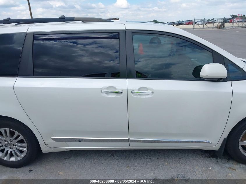 2015 Toyota Sienna Xle 8 Passenger VIN: 5TDYK3DC3FS664592 Lot: 40238988