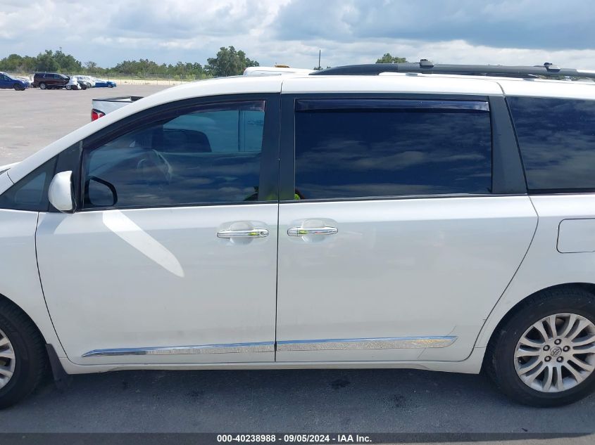 2015 Toyota Sienna Xle 8 Passenger VIN: 5TDYK3DC3FS664592 Lot: 40238988