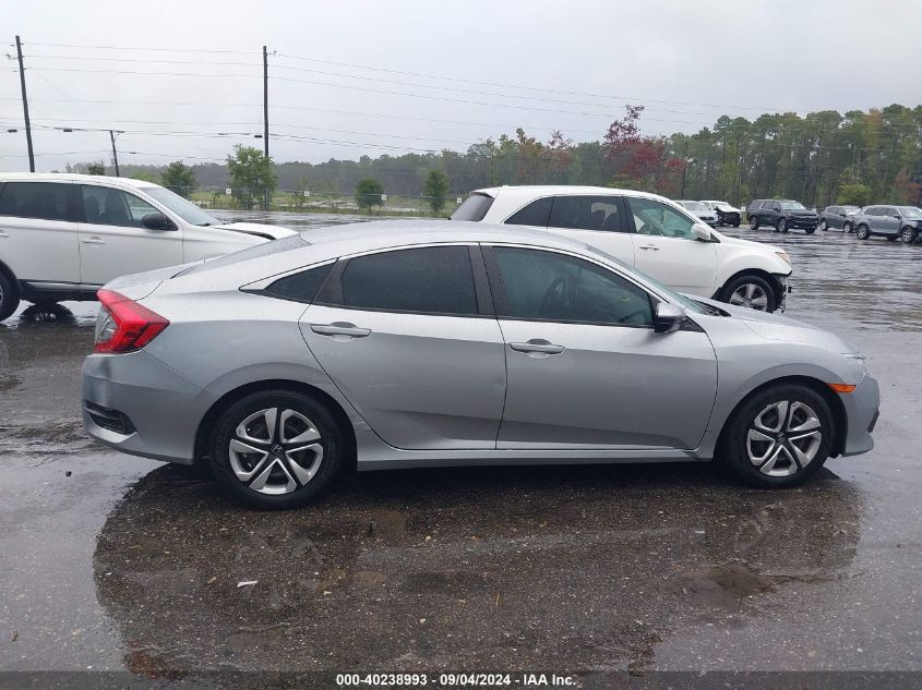 2018 Honda Civic Lx VIN: 19XFC2F5XJE028770 Lot: 40238993