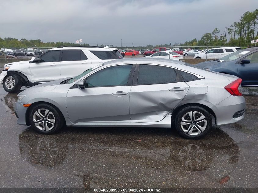 2018 Honda Civic Lx VIN: 19XFC2F5XJE028770 Lot: 40238993