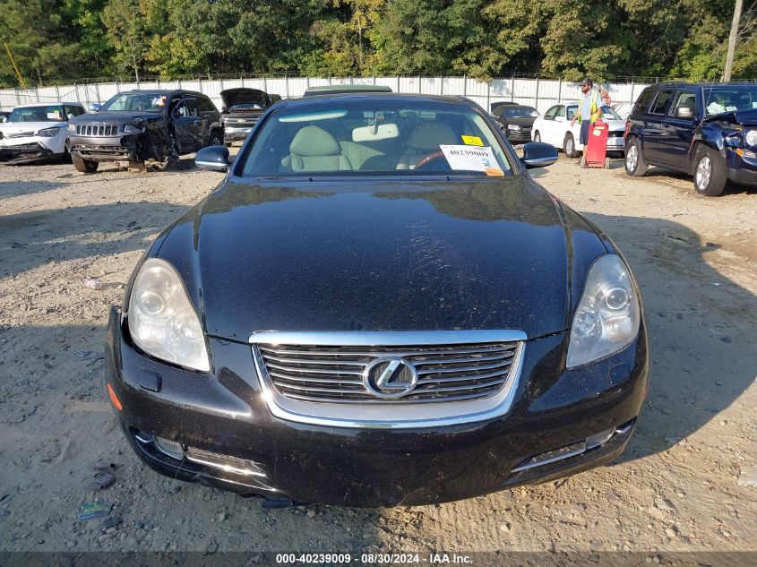 2008 Lexus Sc 430 VIN: JTHFN45Y589017562 Lot: 40239009