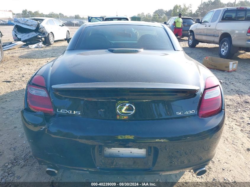 2008 Lexus Sc 430 VIN: JTHFN45Y589017562 Lot: 40239009