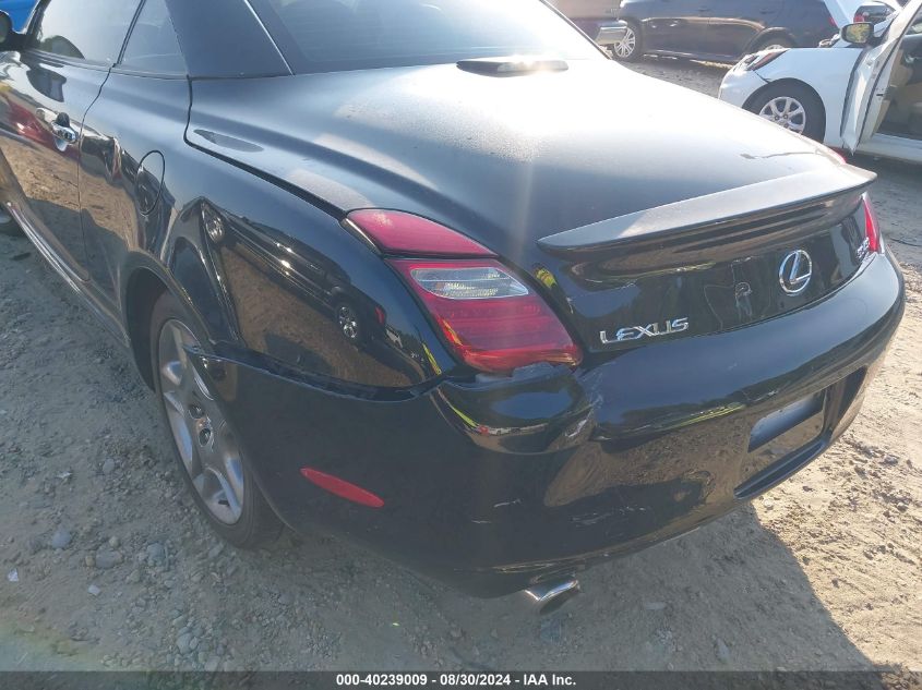 2008 Lexus Sc 430 VIN: JTHFN45Y589017562 Lot: 40239009