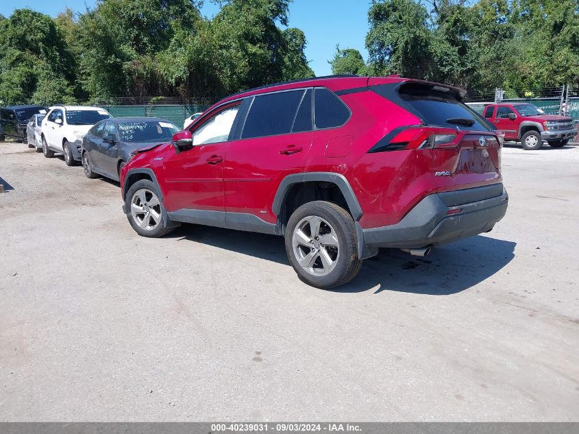 2021 Toyota Rav4 Hybrid Xle Premium VIN: 4T3B6RFV9MU057961 Lot: 40239031