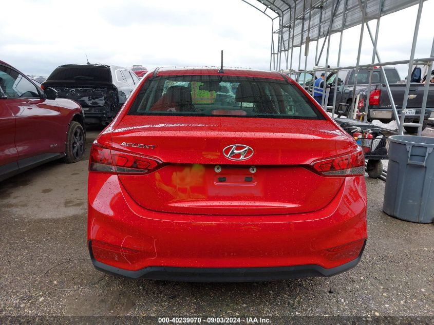 2021 Hyundai Accent Se VIN: 3KPC24A6XME144539 Lot: 40239070