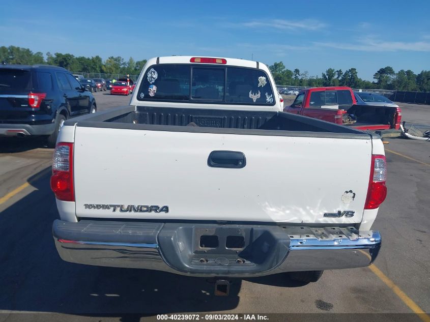 2005 Toyota Tundra Sr5 V8 VIN: 5TBRT34135S456574 Lot: 40239072