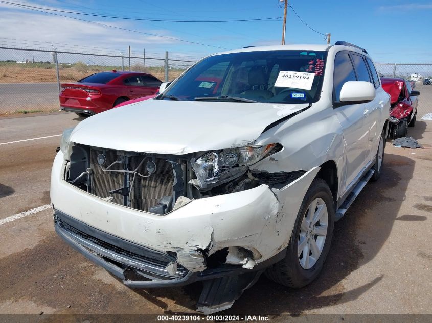 2012 Toyota Highlander Base V6 VIN: 5TDZK3EH3CS077867 Lot: 40239104