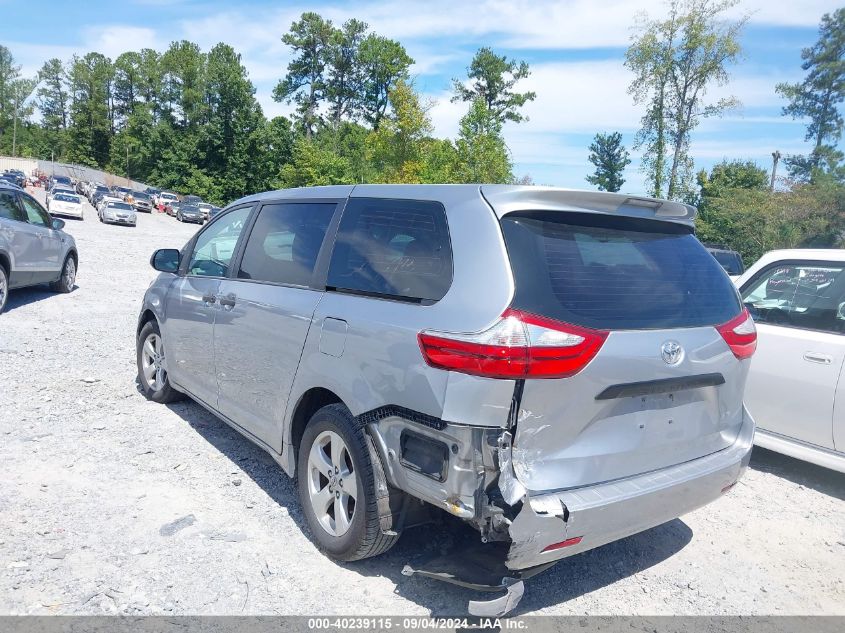 2017 Toyota Sienna L 7 Passenger VIN: 5TDZZ3DC4HS818391 Lot: 40239115