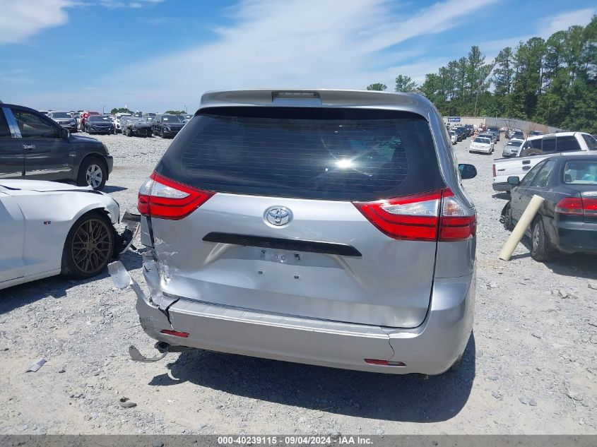 2017 Toyota Sienna L 7 Passenger VIN: 5TDZZ3DC4HS818391 Lot: 40239115