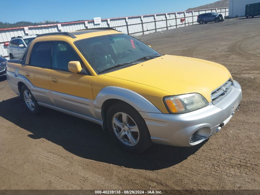 4S4BT61C336100411 2003 Subaru Baja