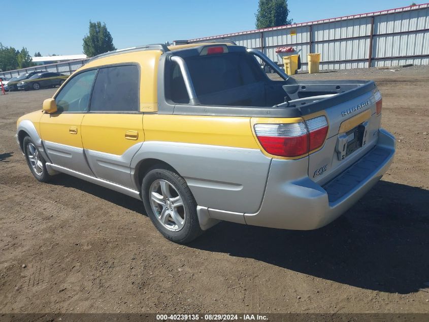 4S4BT61C336100411 2003 Subaru Baja