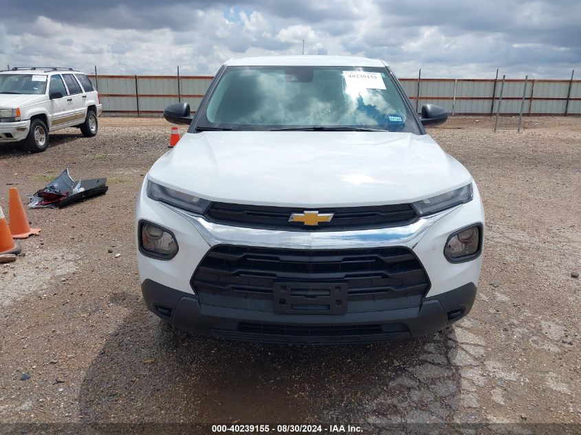 2023 Chevrolet Trailblazer Fwd Ls VIN: KL79MMS29PB111806 Lot: 40239155