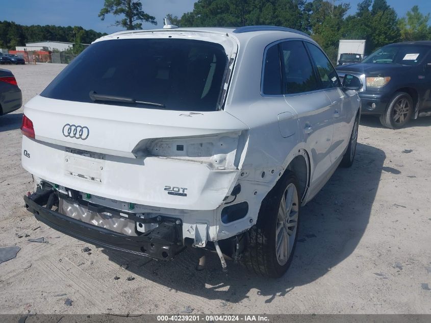 2018 Audi Q5 2.0T Premium/2.0T Tech Premium VIN: WA1BNAFY4J2120428 Lot: 40239201