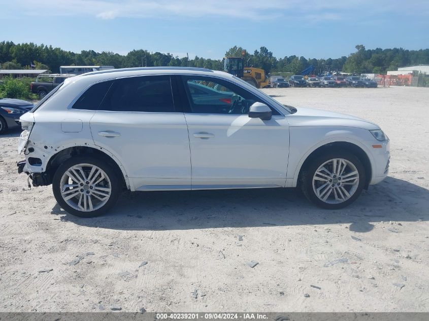 2018 Audi Q5 2.0T Premium/2.0T Tech Premium VIN: WA1BNAFY4J2120428 Lot: 40239201