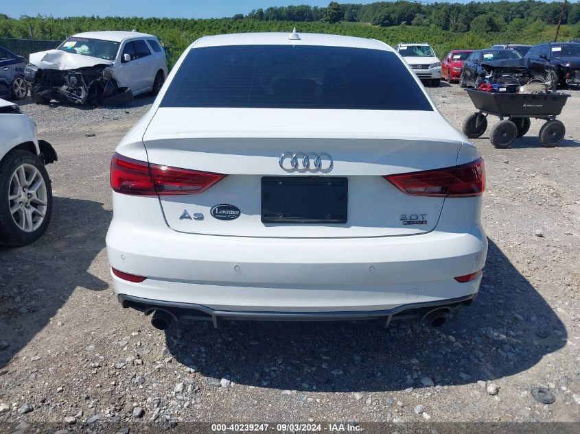 2018 Audi A3 2.0T Premium/2.0T Tech Premium VIN: WAUJ8GFF4J1068344 Lot: 40239247