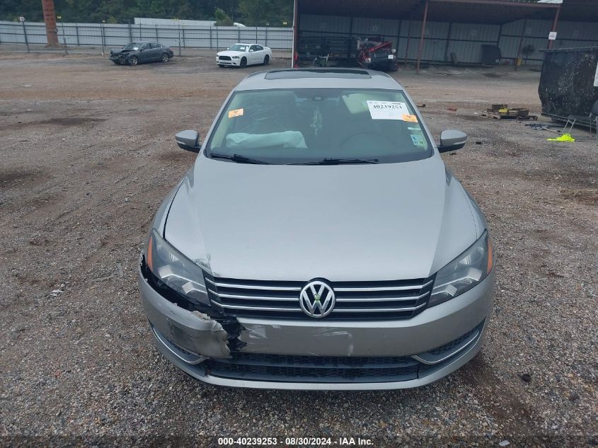 2013 Volkswagen Passat 2.5L Se VIN: 1VWBH7A3XDC080458 Lot: 40239253