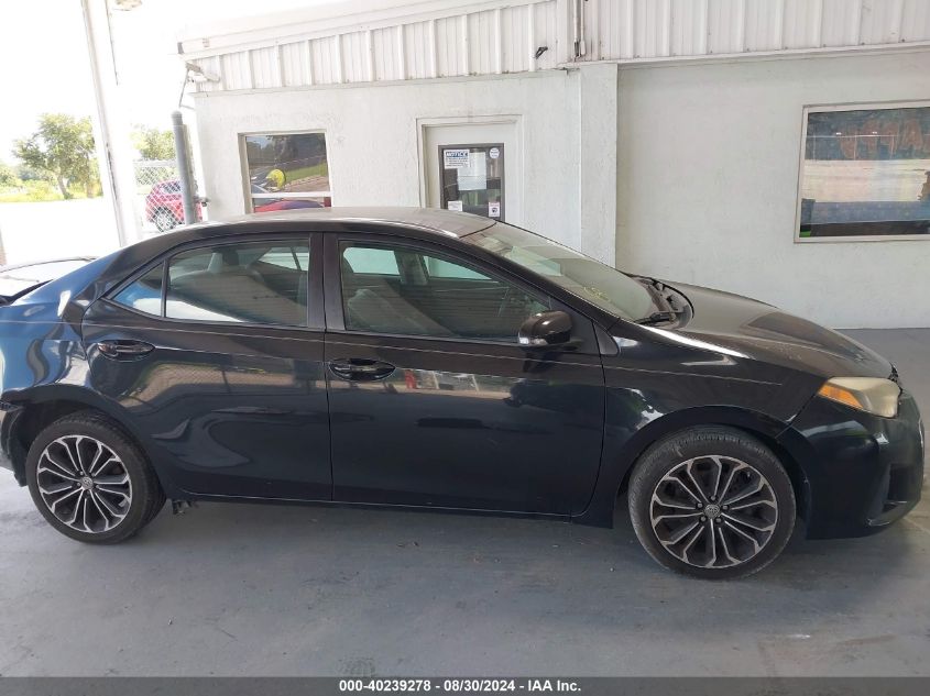 2014 Toyota Corolla S Plus VIN: 2T1BURHE0EC154691 Lot: 40239278