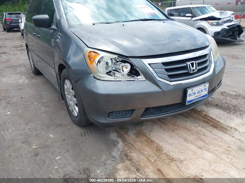 2010 Honda Odyssey Lx VIN: 5FNRL3H27AB013305 Lot: 40239390