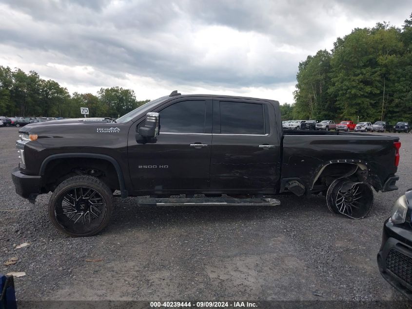 2021 Chevrolet Silverado 2500Hd 4Wd Standard Bed High Country VIN: 1GC4YREY1MF187359 Lot: 40239444