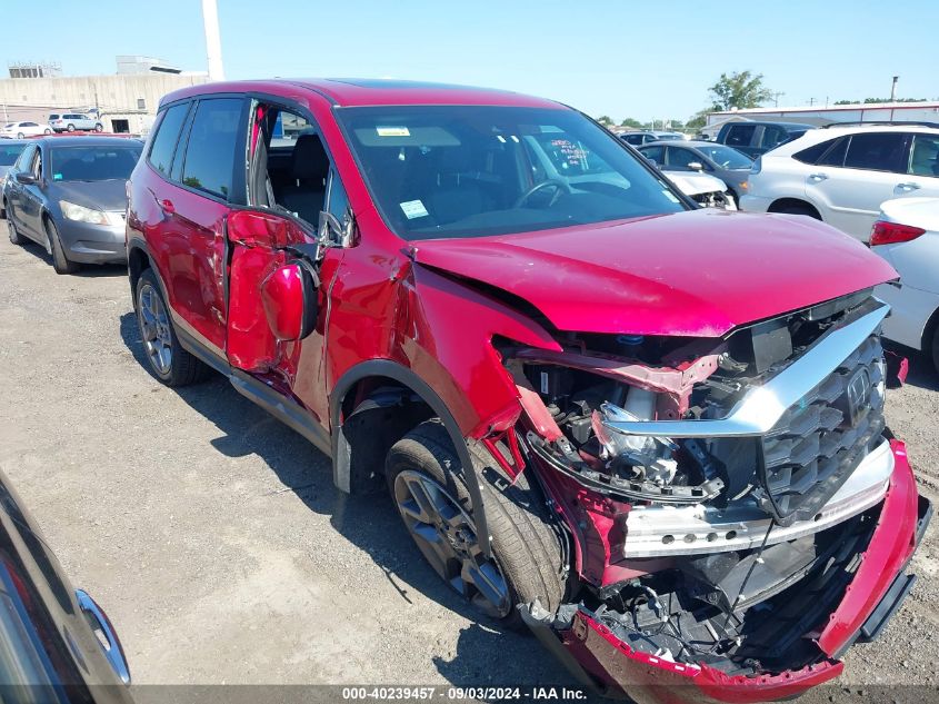 2023 Honda Passport Awd Ex-L VIN: 5FNYF8H54PB025995 Lot: 40239457