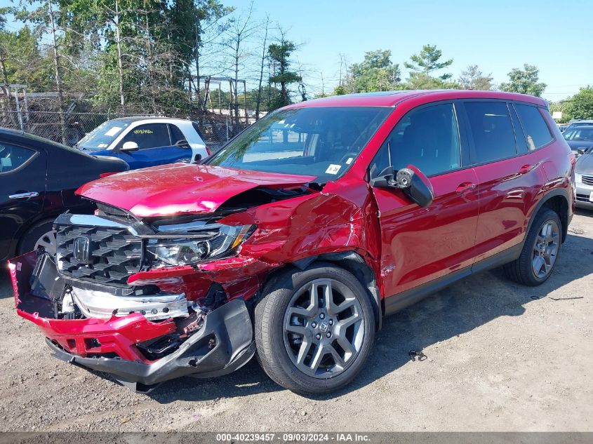 2023 Honda Passport Awd Ex-L VIN: 5FNYF8H54PB025995 Lot: 40239457