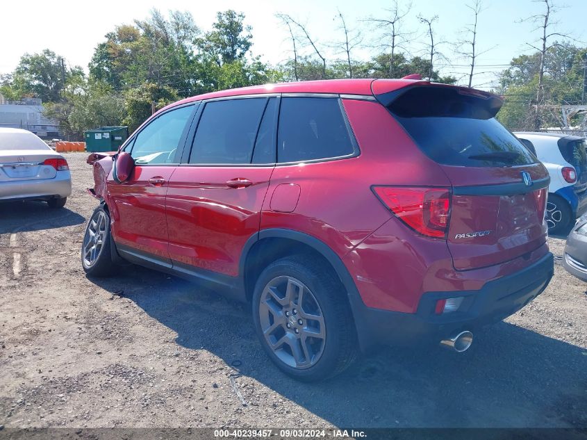 2023 Honda Passport Awd Ex-L VIN: 5FNYF8H54PB025995 Lot: 40239457