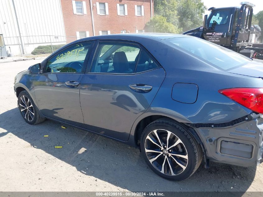 2017 Toyota Corolla Se VIN: 2T1BURHE7HC922218 Lot: 40239515