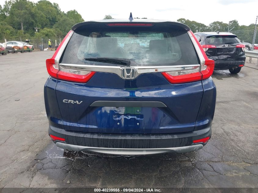 2018 Honda Cr-V Lx VIN: 2HKRW5H36JH415782 Lot: 40239555