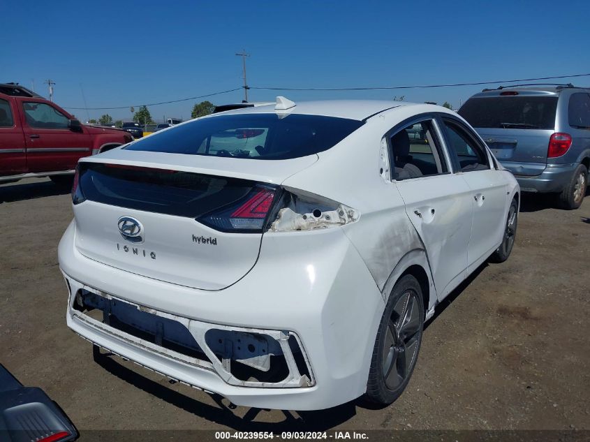 2020 Hyundai Ioniq Hybrid Sel VIN: KMHC85LC5LU198897 Lot: 40239554