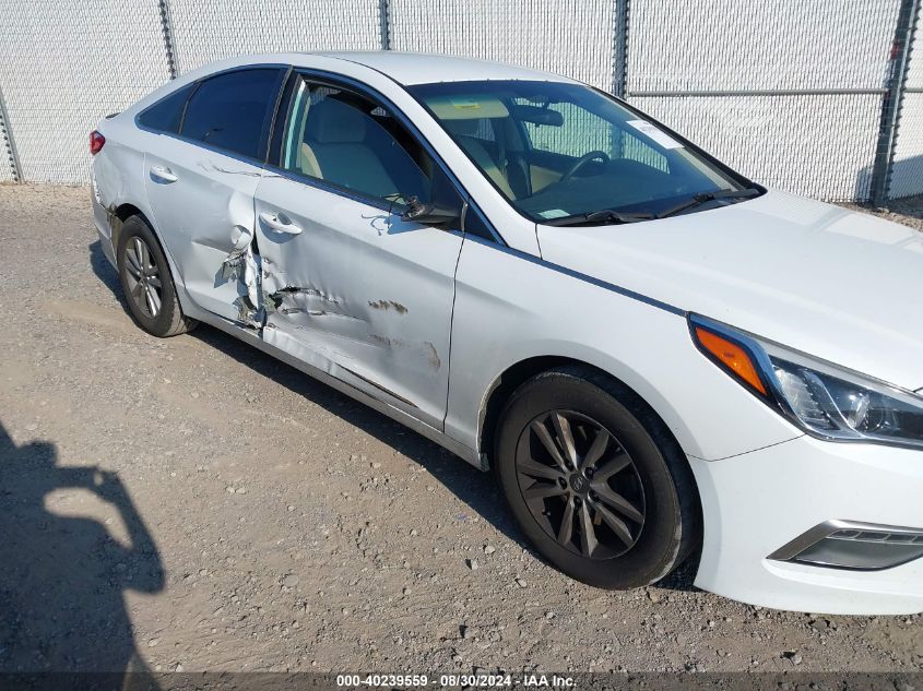 2015 HYUNDAI SONATA SE - 5NPE24AF4FH137707