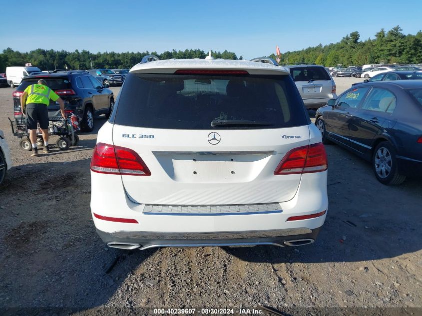 2017 Mercedes-Benz Gle 350 4Matic VIN: 4JGDA5HB1HA932145 Lot: 40239607