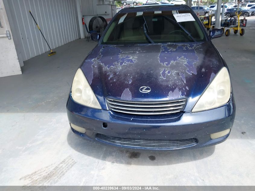 2004 Lexus Es 330 VIN: JTHBA30G040014117 Lot: 40239634