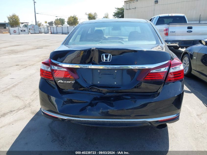 2016 Honda Accord Lx VIN: 1HGCR2F30GA093026 Lot: 40239723