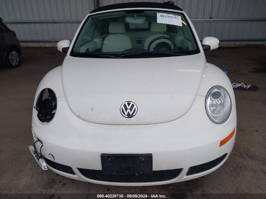 2007 Volkswagen New Beetle Triple White VIN: 3VWFF31Y17M413211 Lot: 40239735