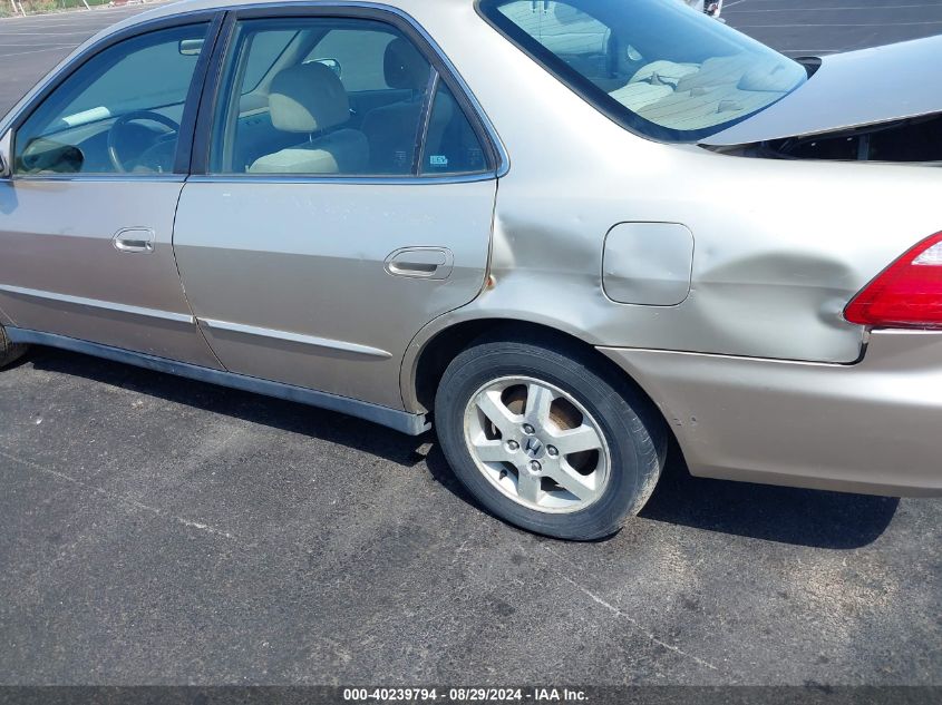 1999 Honda Accord Ex V6 VIN: 1HGCG1650XA009854 Lot: 40239794