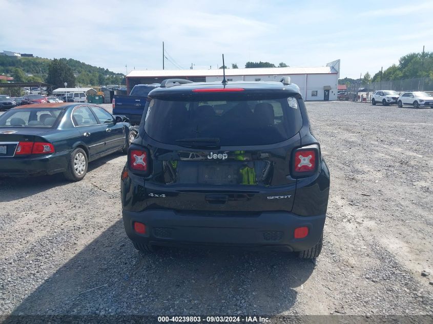 2018 Jeep Renegade Sport 4X4 VIN: ZACCJBAB3JPH07336 Lot: 40239803