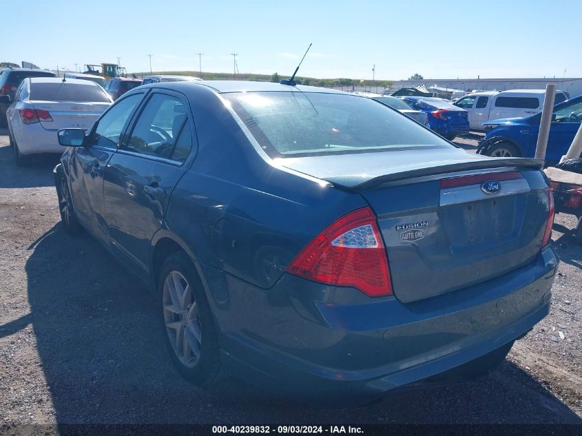 2012 Ford Fusion Sel VIN: 3FAHP0JA0CR213806 Lot: 40239832