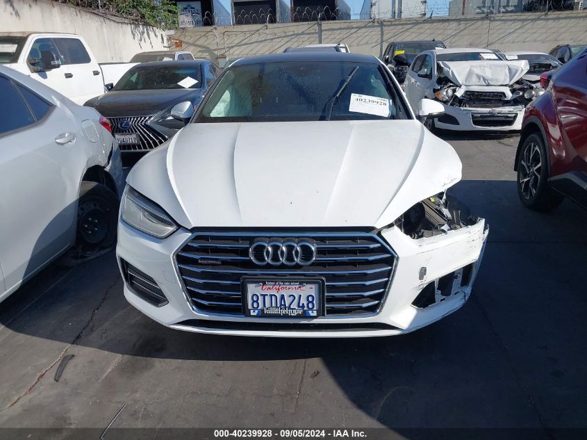 2019 Audi A5 45 Premium VIN: WAUANCF55KA056858 Lot: 40239928