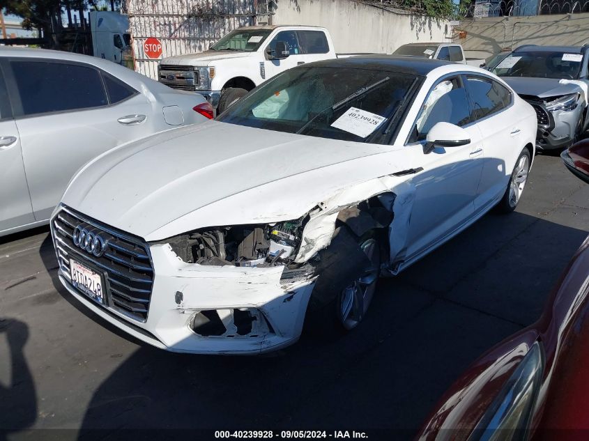 2019 Audi A5 45 Premium VIN: WAUANCF55KA056858 Lot: 40239928