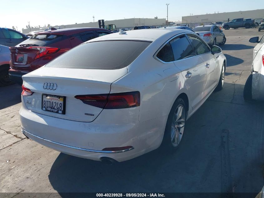 2019 Audi A5 45 Premium VIN: WAUANCF55KA056858 Lot: 40239928