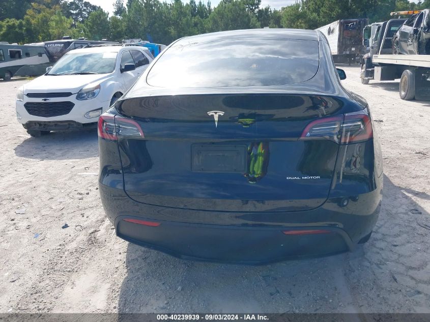 2023 Tesla Model Y Awd/Long Range Dual Motor All-Wheel Drive VIN: 7SAYGDEE0PA182305 Lot: 40239939